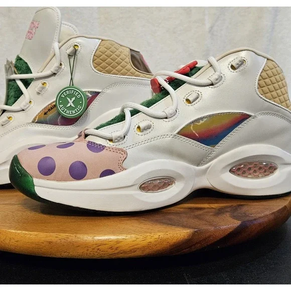 Reebok Question Mid Candyland Iverson GZ8826 • Men’s 14 • 2021 • Token Verified - Picture 11 of 16
